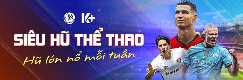 Người hâm mộ thể thao với chiếc cúp và màn hình dự đoán